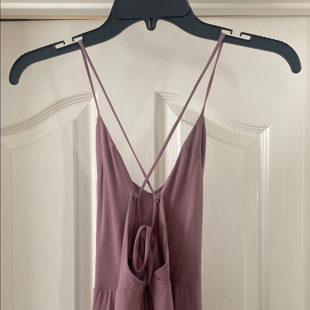 Show Me Your MuMu Mauve Maxi Dress